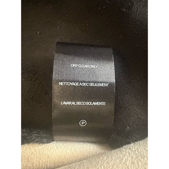 Velvet by Graham & Spencer Color-block Black Tan Faux Fur Jacket Women XS Coat - Picture 7 of 8